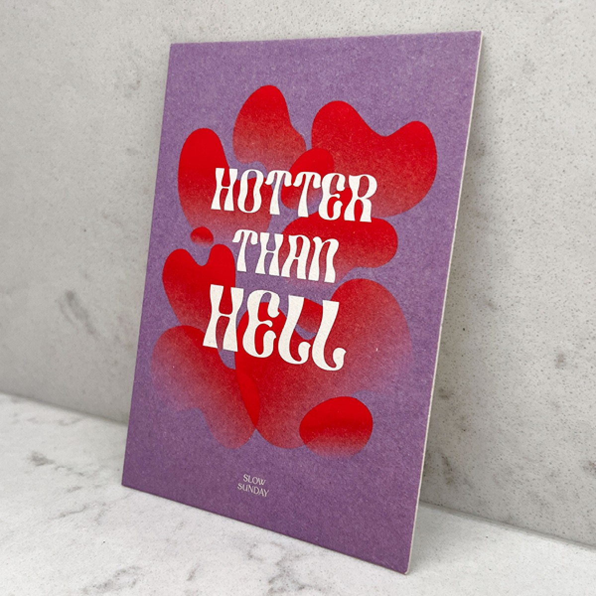 Hotter Than Hell | Grußkarte, Postkarte | Slow Sunday Studio