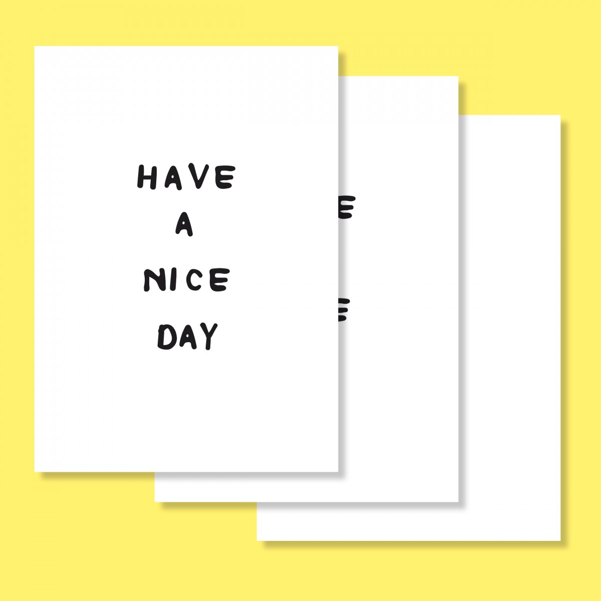 zita products - Postkarten Set "Have a nice Day"