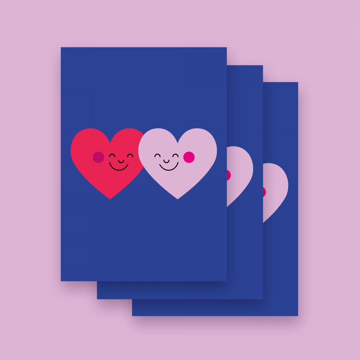 Karte "LIEBE" im 3er Set von 9am concepts