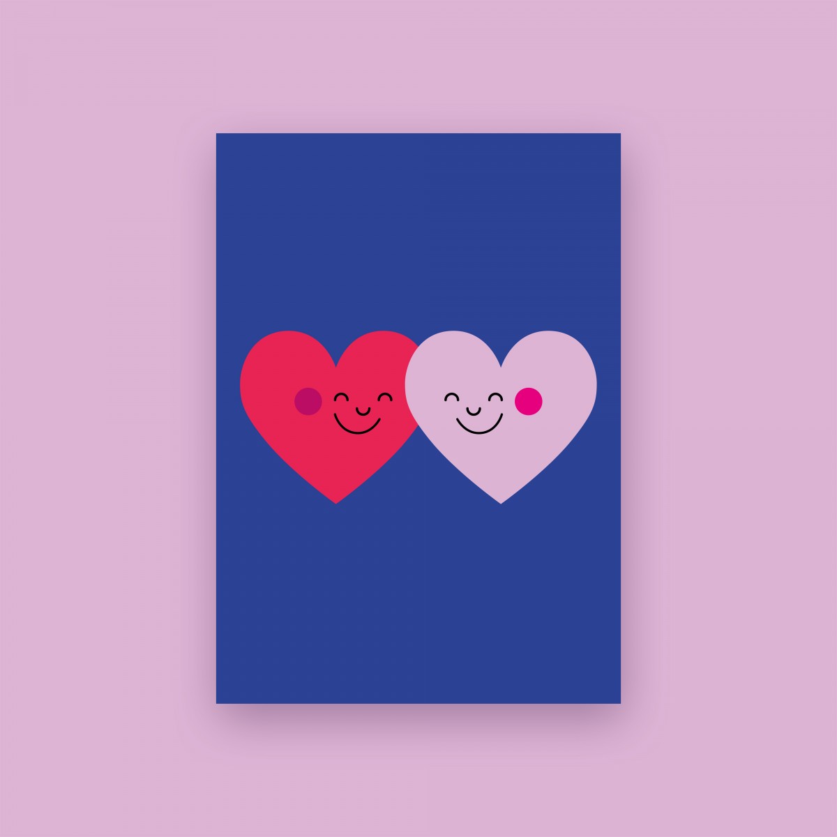Karte "LIEBE" im 3er Set