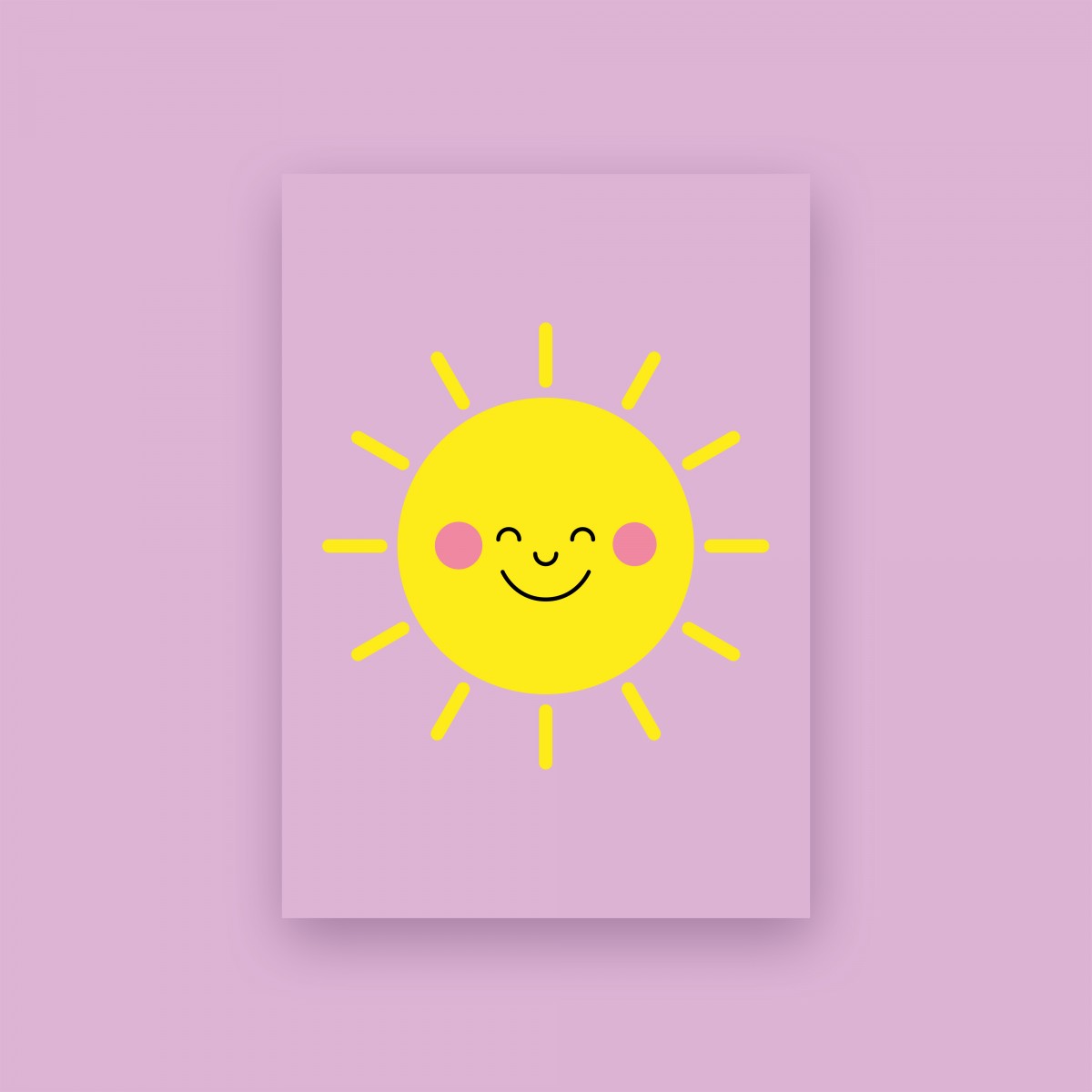 Karte "SONNE" im 3er Set von 9am concepts