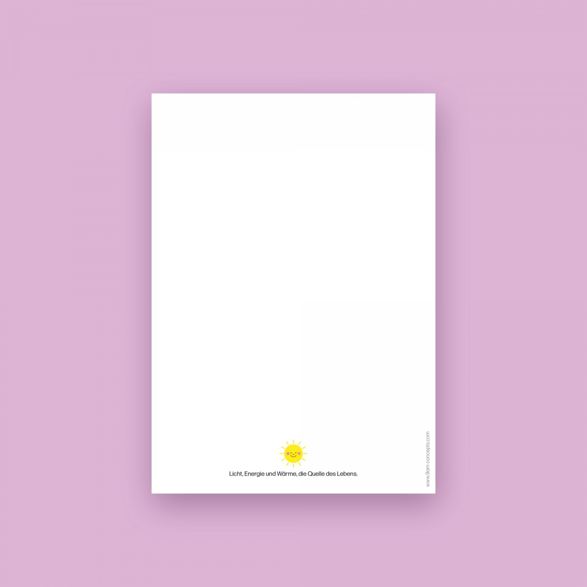 Karte "SONNE" im 3er Set von 9am concepts