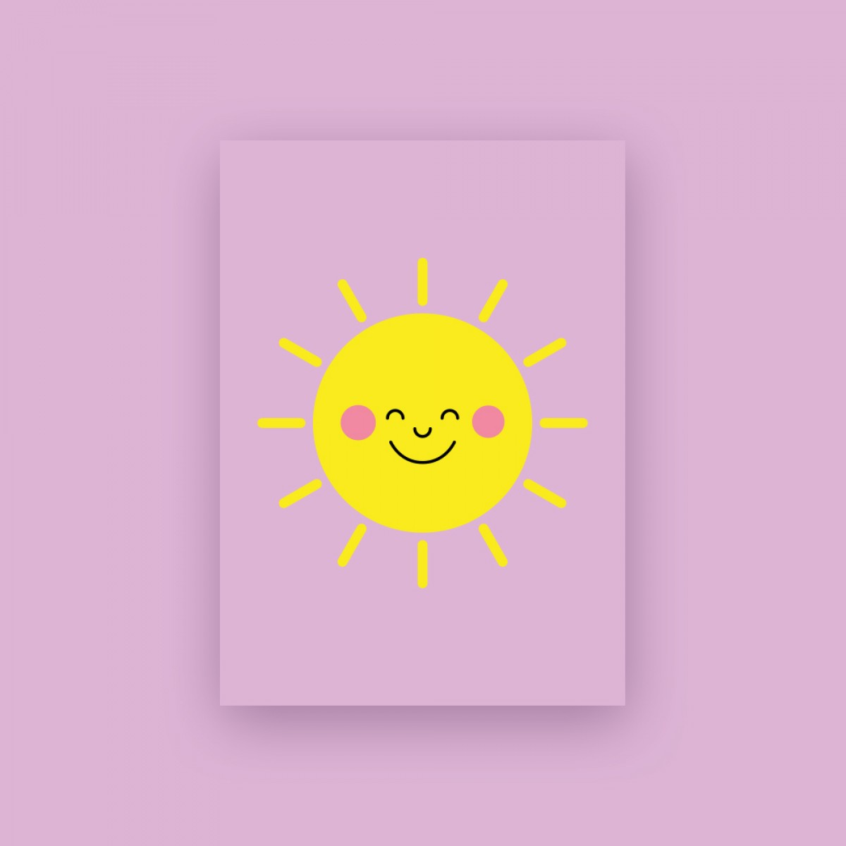 Karte "SONNE" im 3er Set