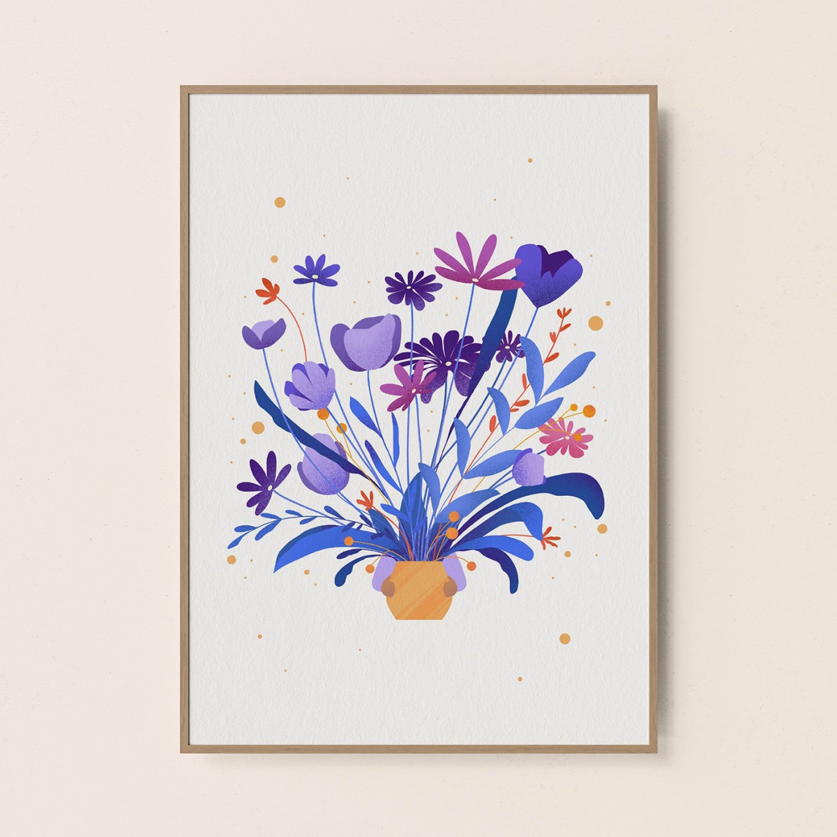 Wildblumen / Kunstprint A4, A5 / Svea Hansohn Illustration