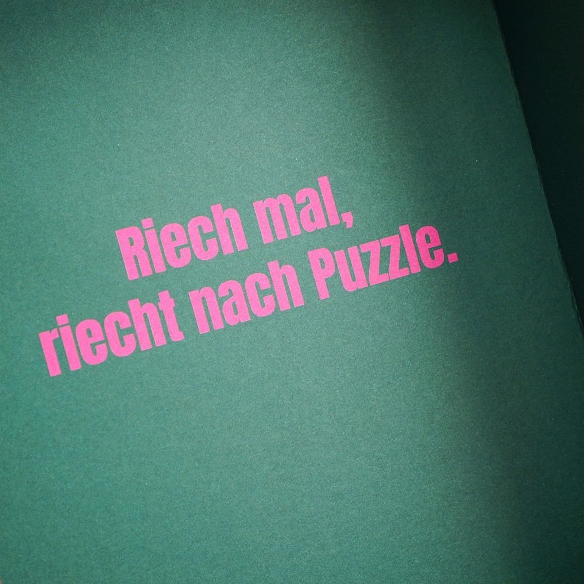 Puzzle „Drei Gänge Menü“