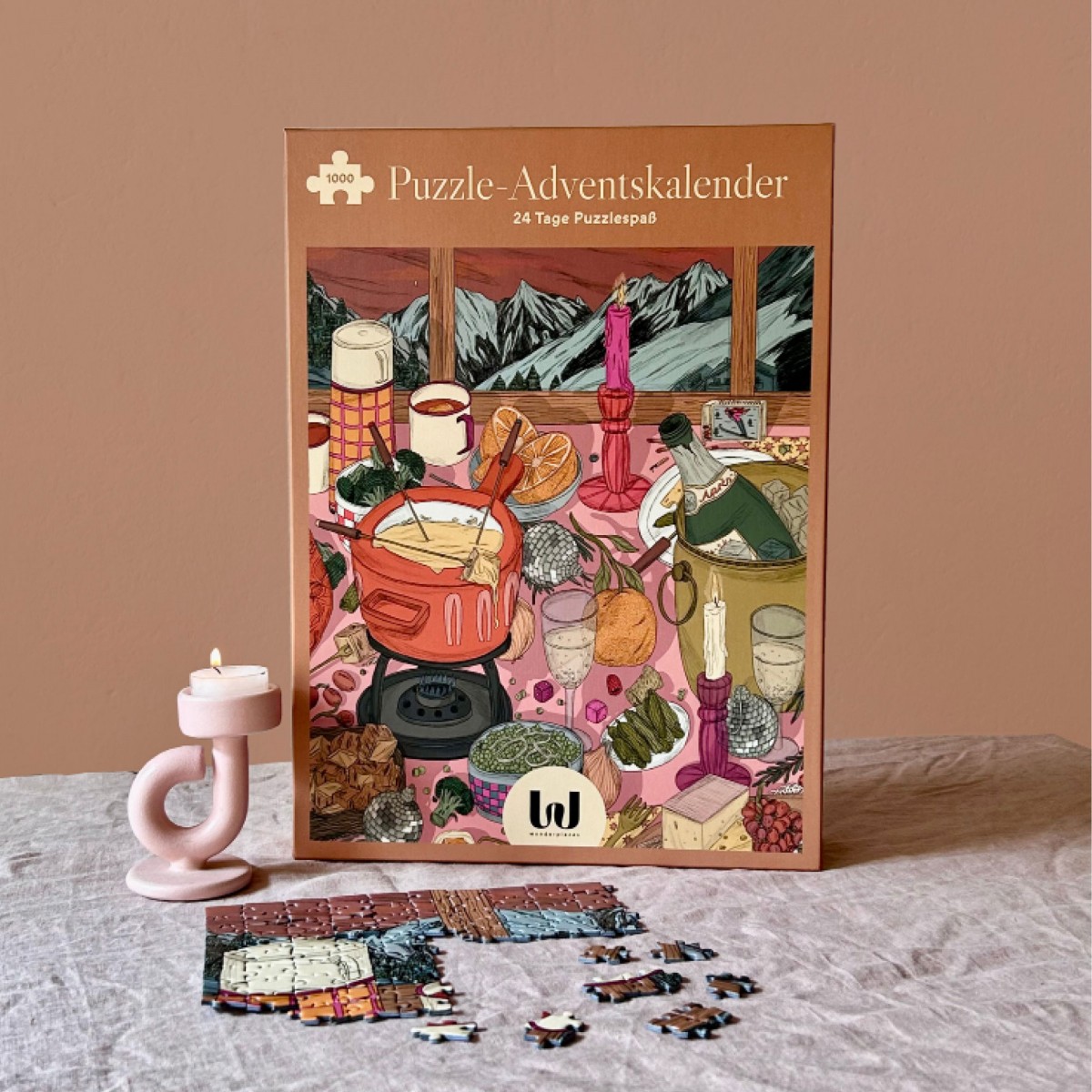 Wonderpieces Puzzle-Adventskalender (1000 Teile)