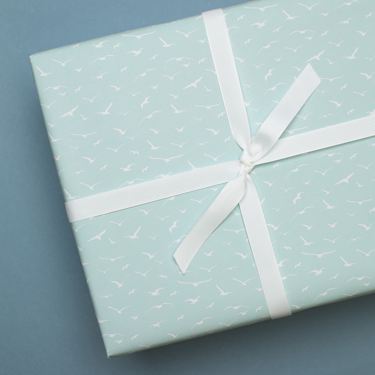 Mint Geschenkpapier "Möwen" - 5 Bogen