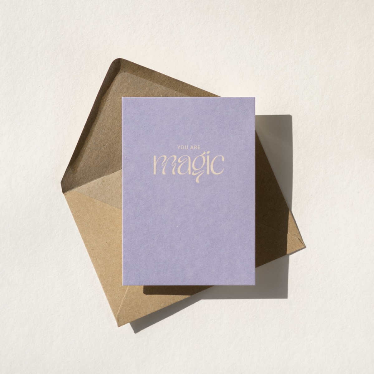 You are magic. Postkarte mit Briefumschlag. Von REYOUNITE