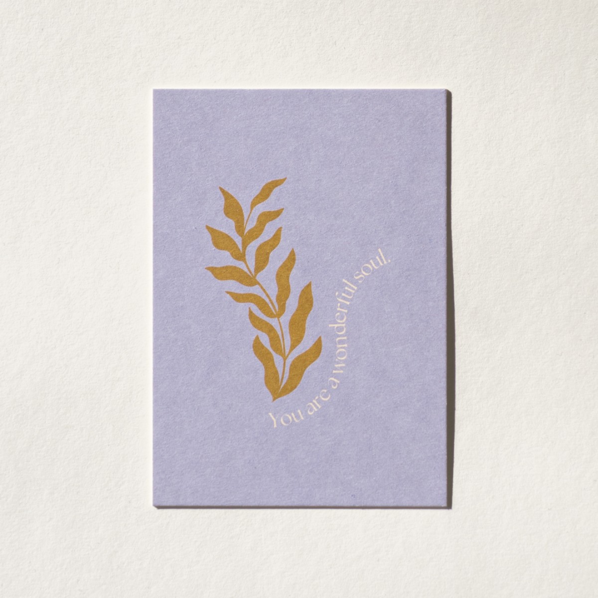 "You are a wonderful soul" Postkarte mit Briefumschlag von REYOUNITE