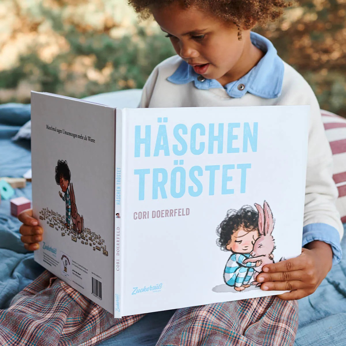 "Häschen tröstet"  Kinderbuch vom Zuckersüß Verlag