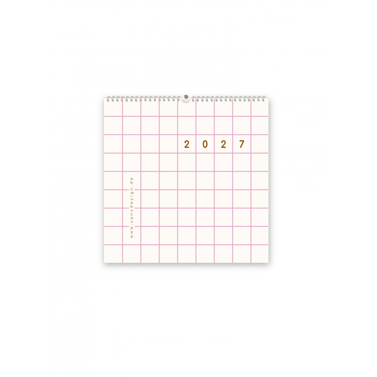 Wandkalender 2027, kariert - SANS.