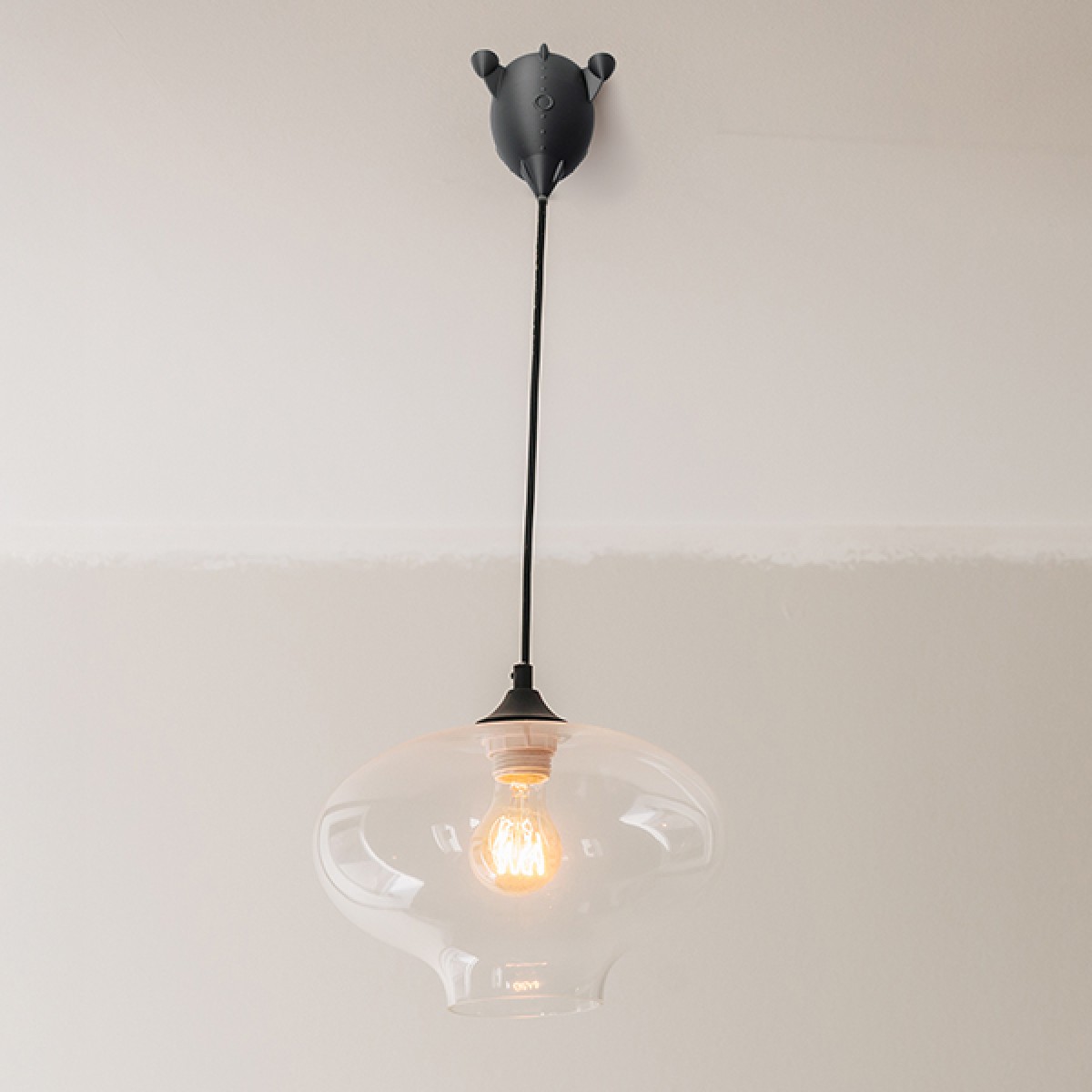 canopie® - Lampenbaldachin – Rakete Mattschwarz