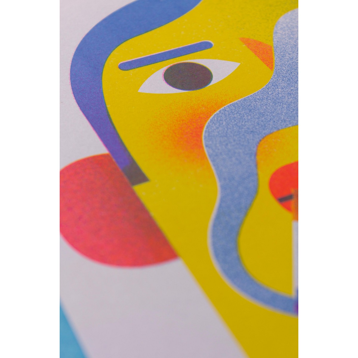 Martin Krusche, Risografie »Raucher«, DINA4