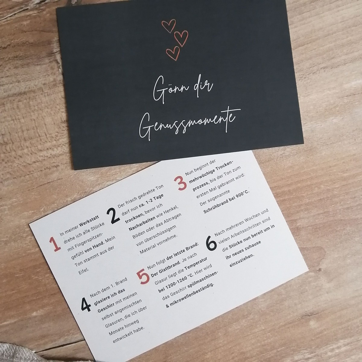 Geschenkset "Teemomente" - Kräutertee, Tee & handgetöpferte Tasse | Töpferei am Wald