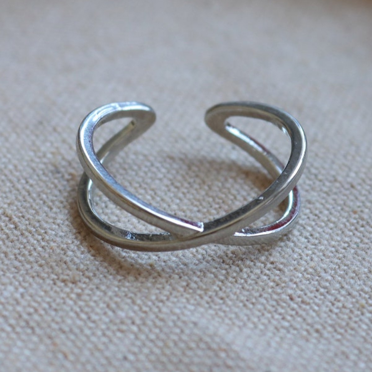 Anoa Ring gedreht Silber gedrehter Ring