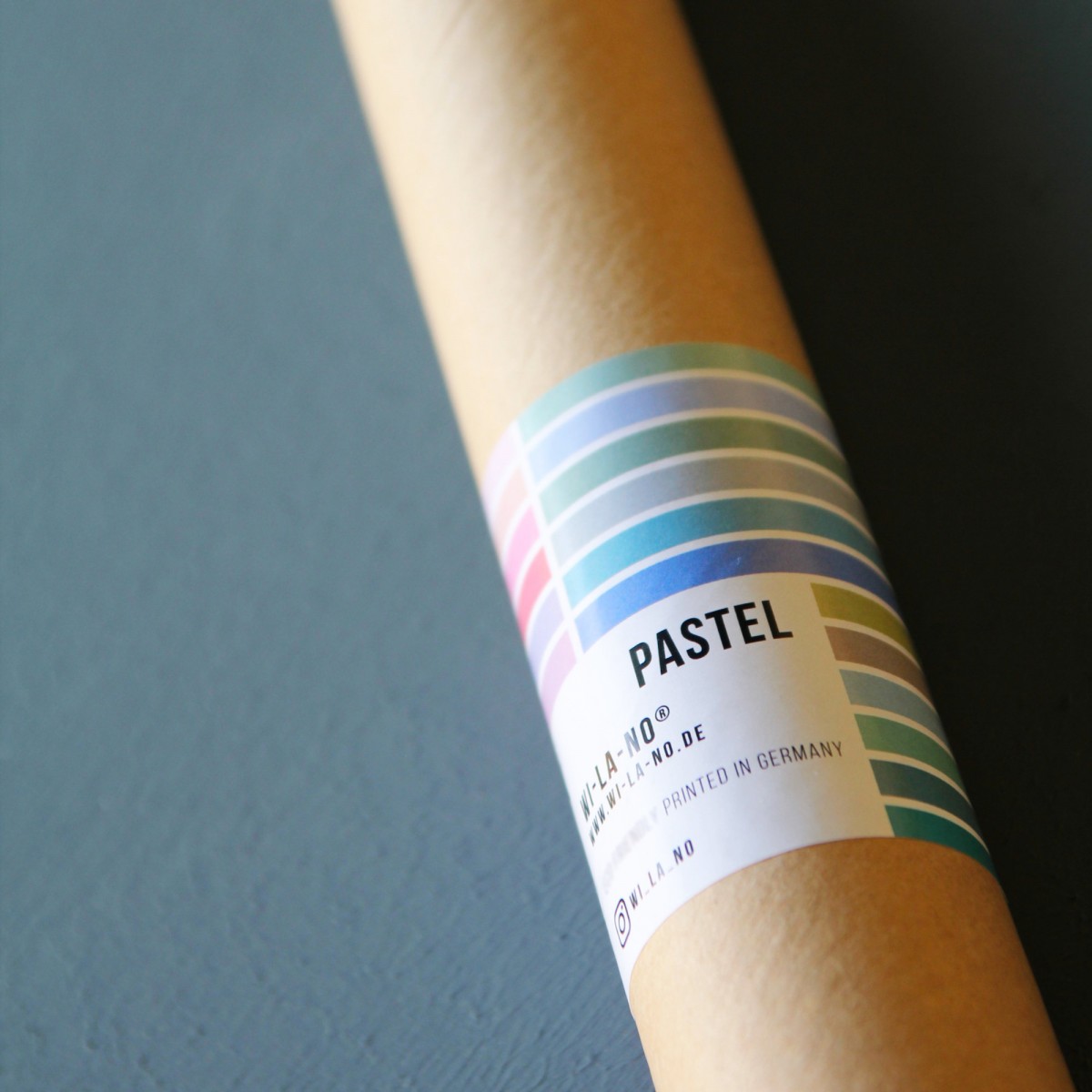 2027 Wandkalender „Pastell-Türkis“ - Das Original von Wi-La-No | Jahresplaner | Beidseitig bedruckt | Limited Edition | 100% Recyclingpapier 