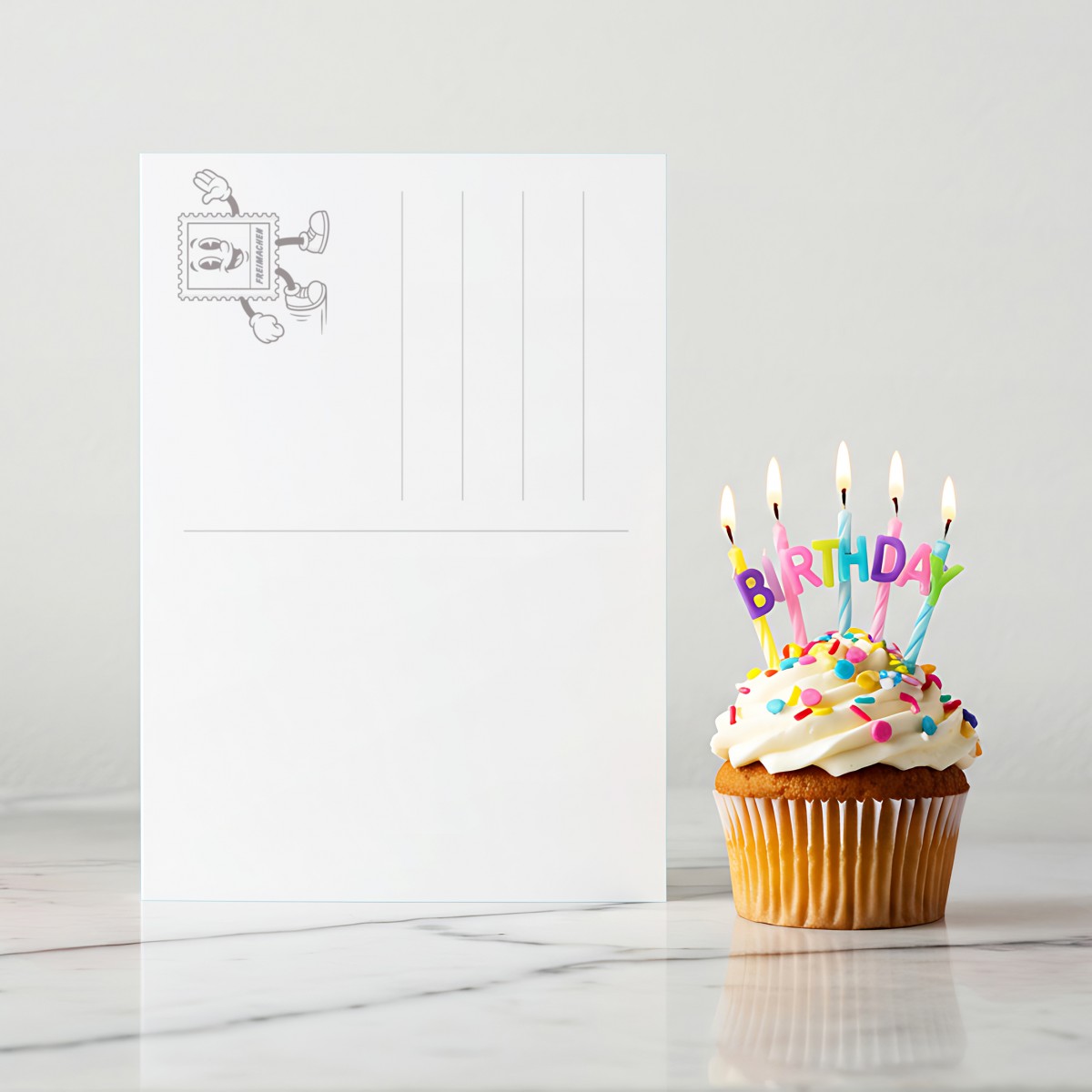 Hey Urban Monkey - Geburtstagskarten Retro-Stil 2er Set