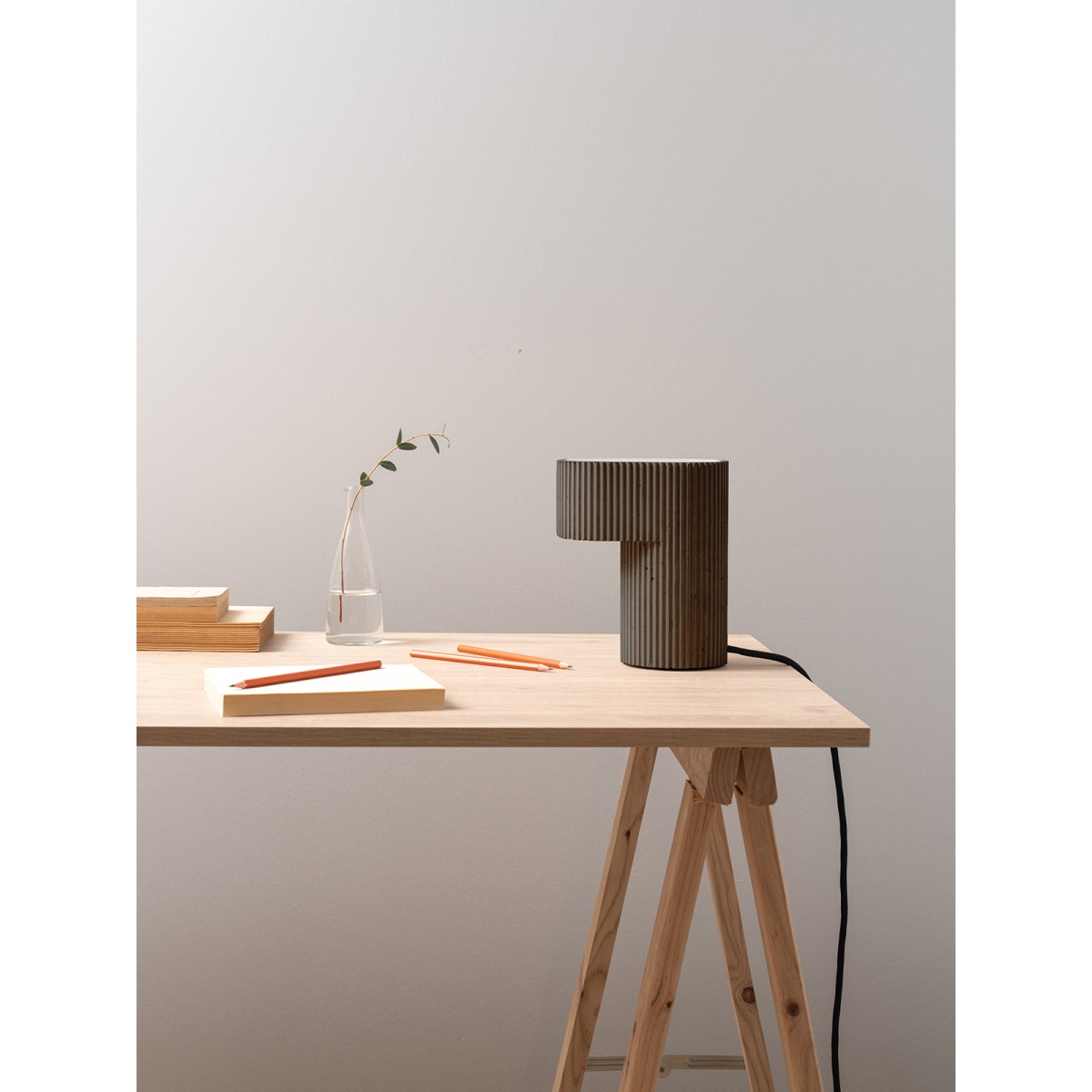 Tischlampe – plissiert und farbenfroh [S7]
