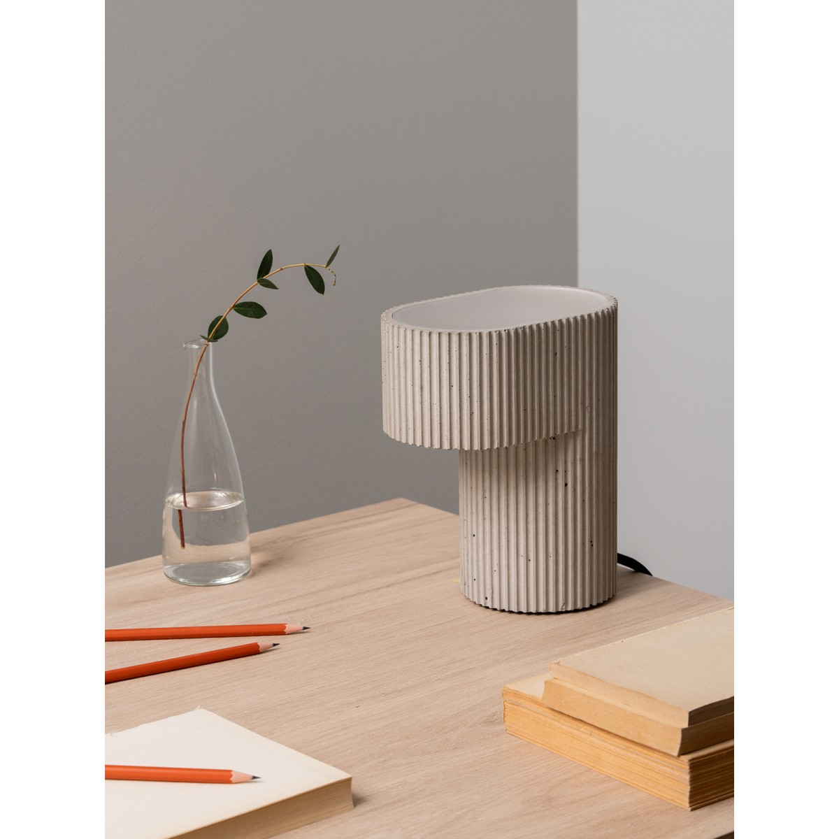 Tischlampe – plissiert und farbenfroh [S7]