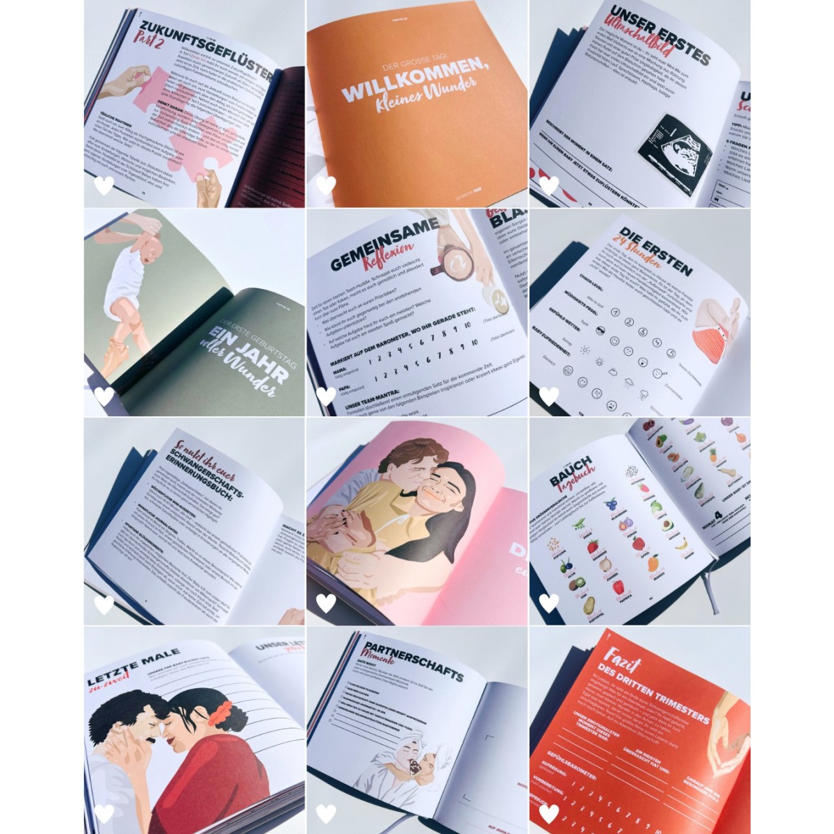 Schwangerschafts-Erinnerungsbuch | Deine Zweisamkeit Schwangerschafts-Erinnerungsbuch | Deine Zweisamkeit