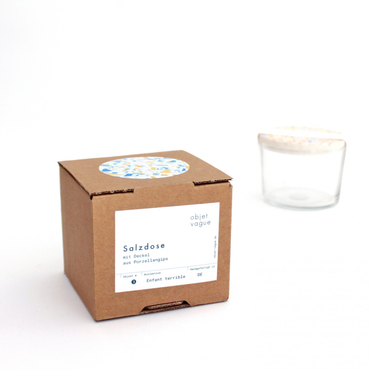 Salzdose / Creme-ocker / 220ml / objet vague
