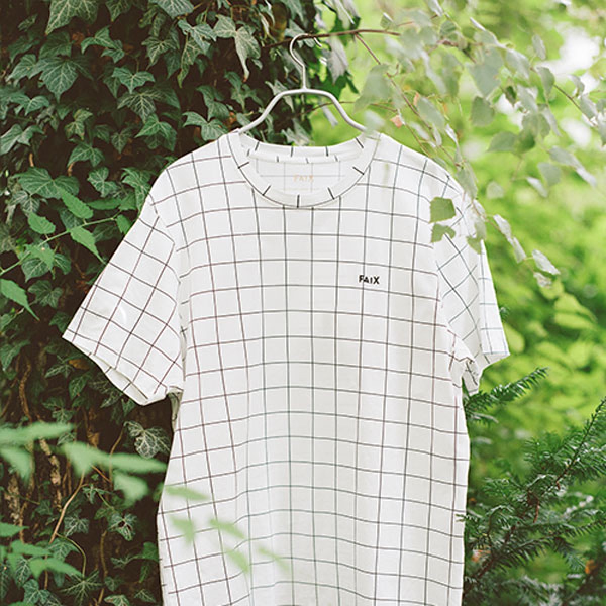 T-Shirt FAIX - allover grid Print - Faix Design