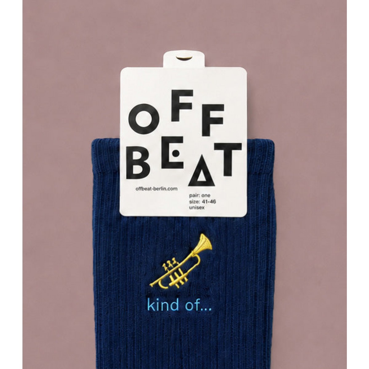 Bestickt Trumpet Socken von Offbeat