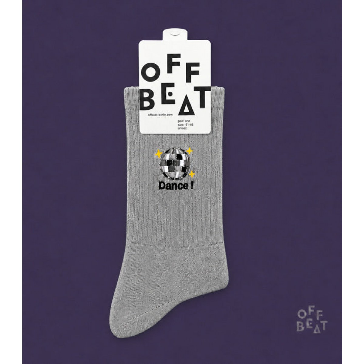 Bestickt Disco Ball Socken von Offbeat