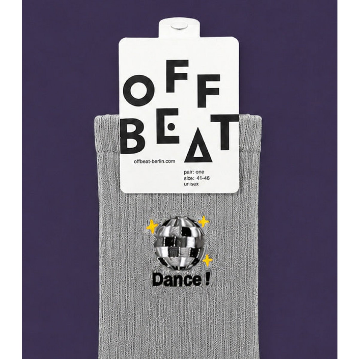 Bestickt Disco Ball Socken von Offbeat