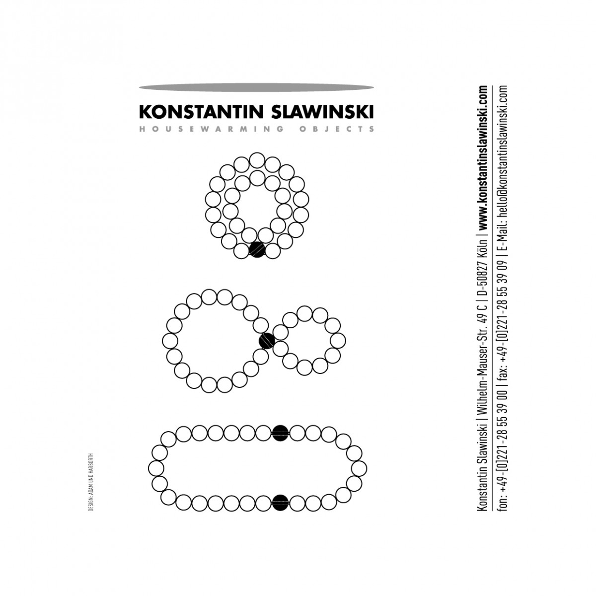 Konstantin Slawinski Perle Topfuntersetzer Porzellan SL5