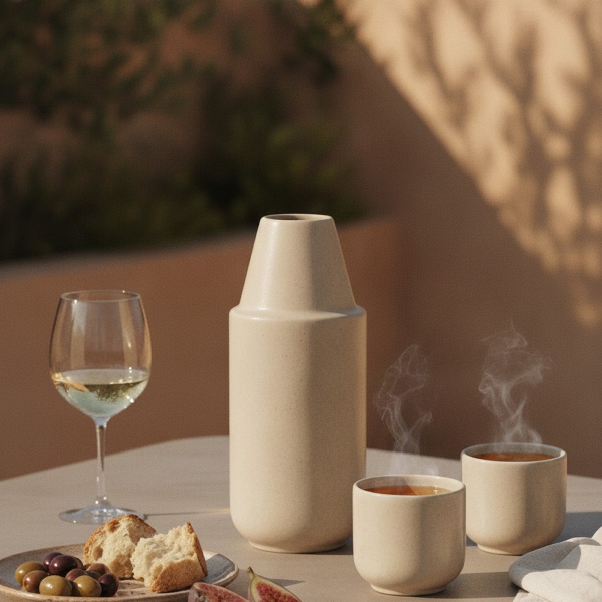 Lys Keramik Karaffe 750 ml – handgemacht in Portugal