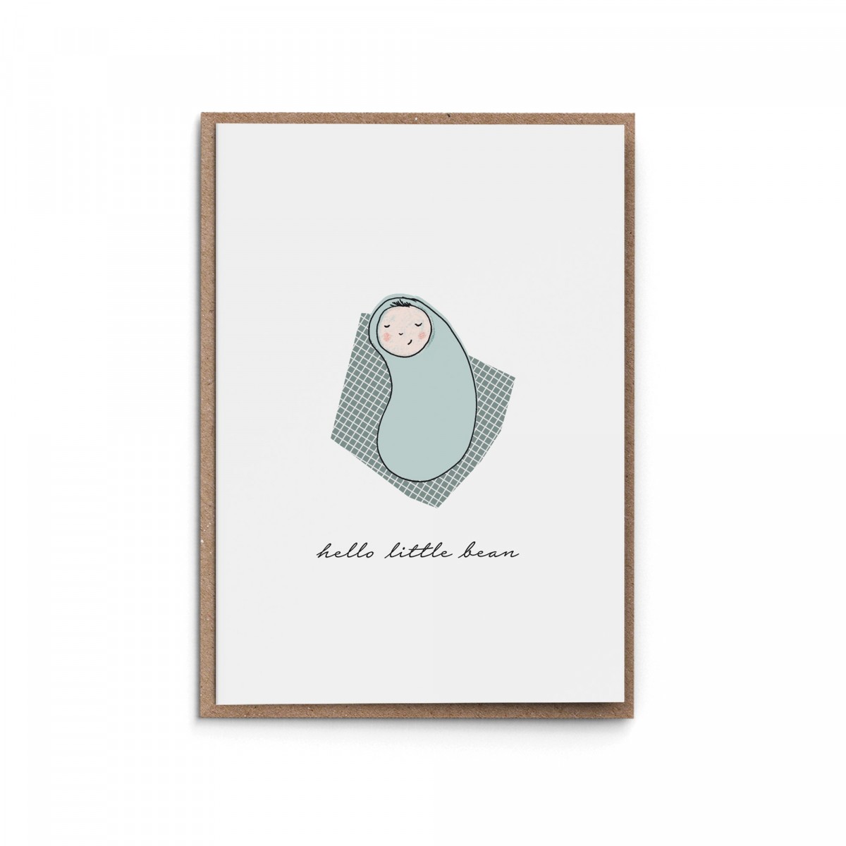 sonst noch was? Geburtskarte “Hello little Bean”
