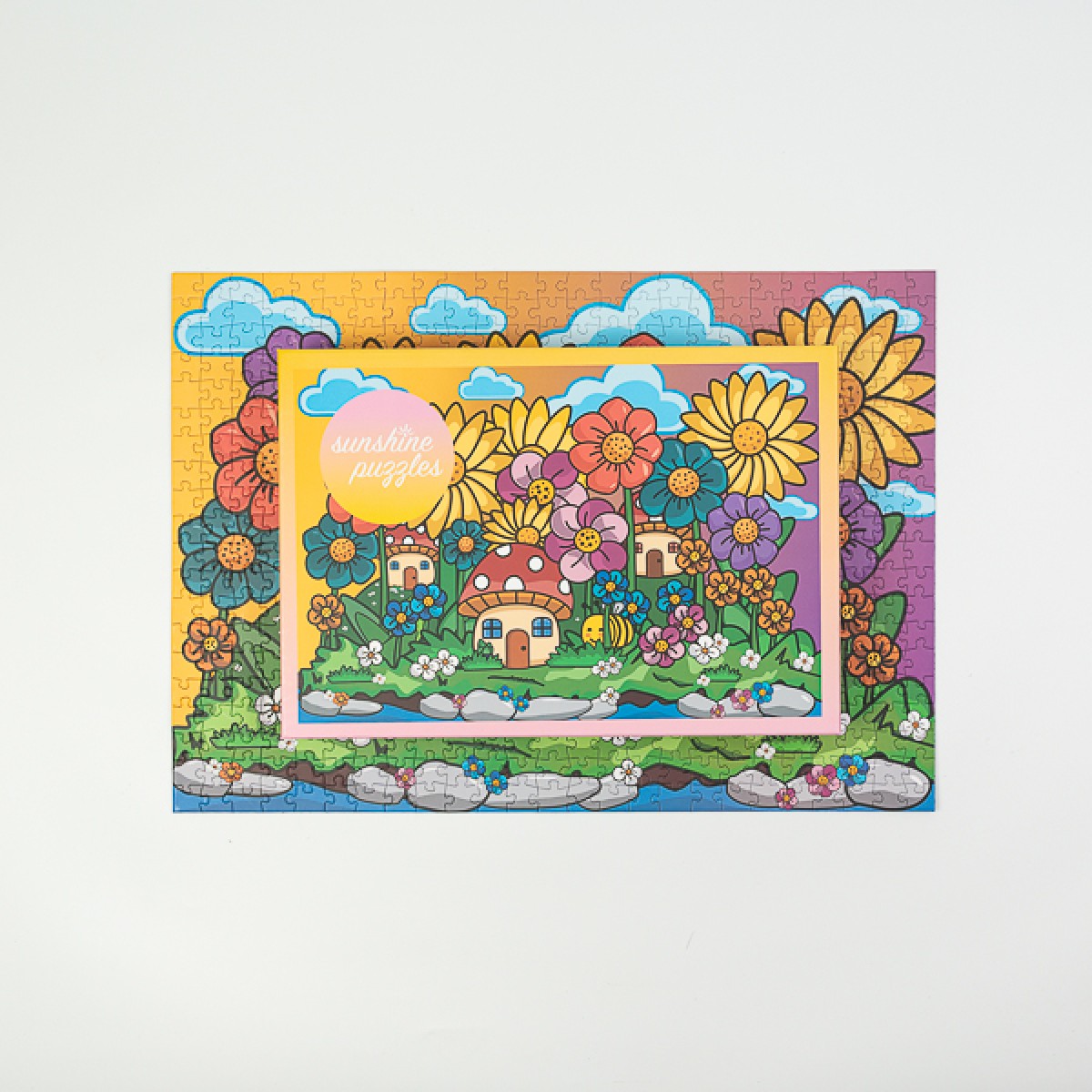 Sunshine Puzzles, Motiv "Small World", 500 Teile Puzzle