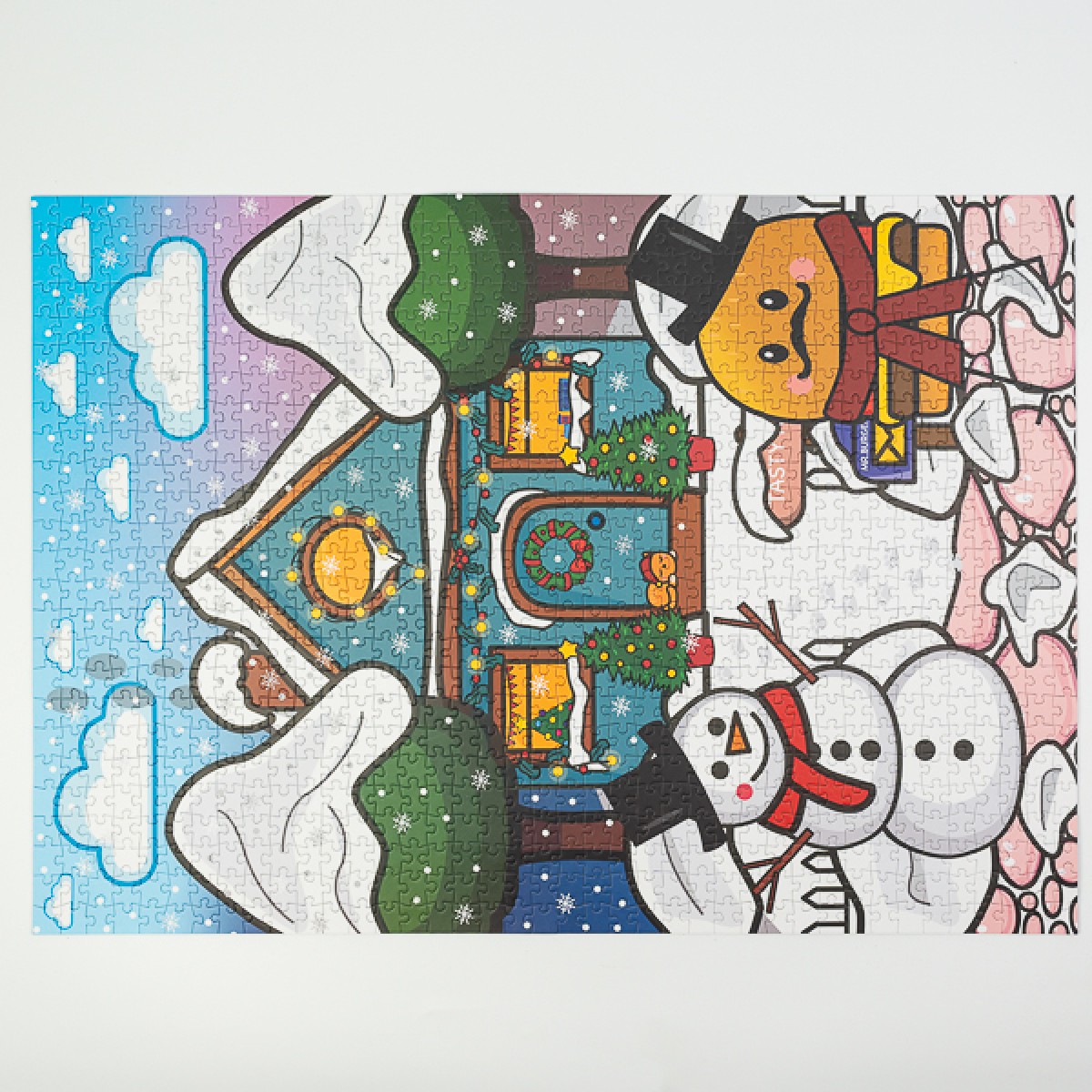SUNSHINE PUZZLES, MOTIV "SNOWMAN", 1000 TEILE PUZZLE