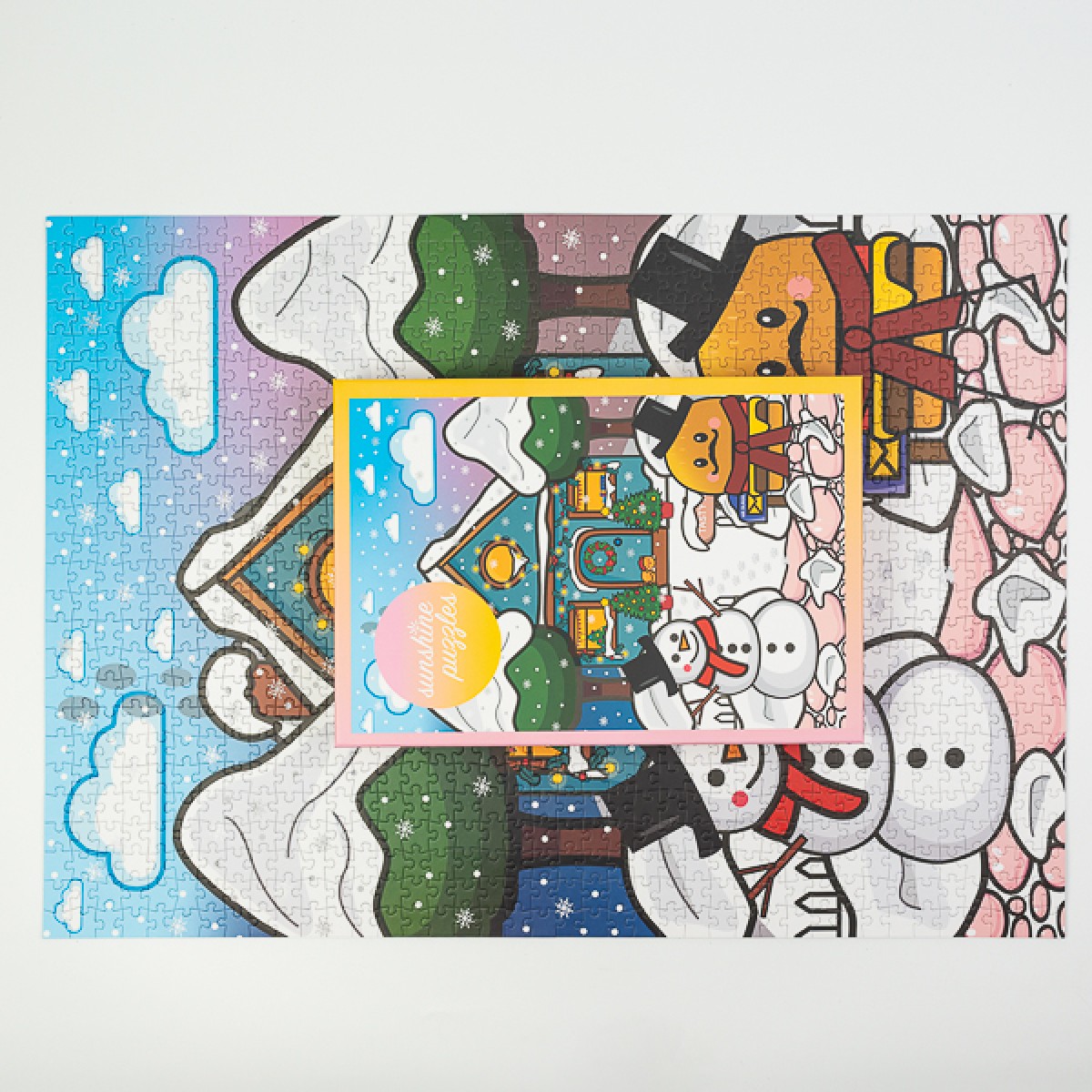 SUNSHINE PUZZLES, MOTIV "SNOWMAN", 1000 TEILE PUZZLE