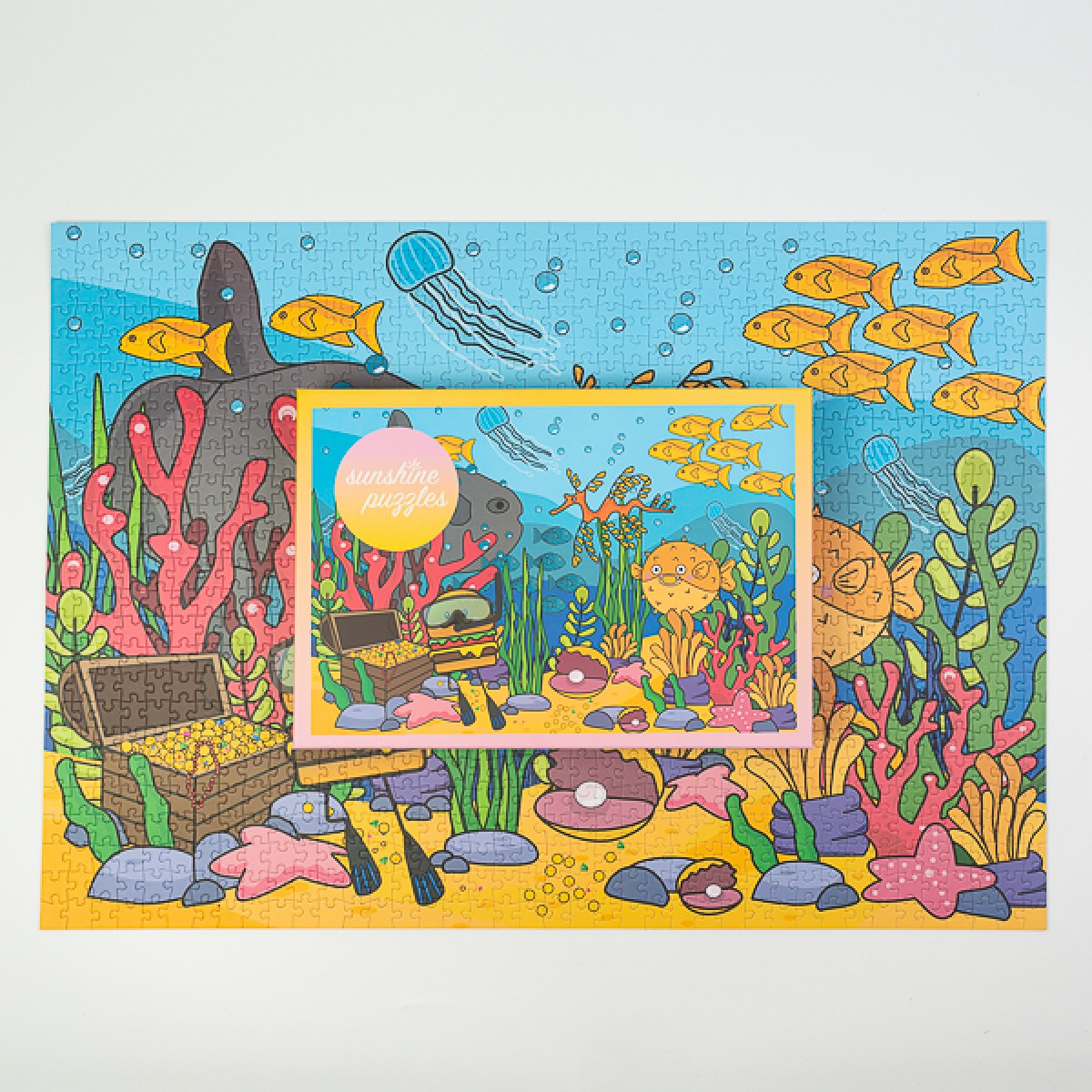 SUNSHINE PUZZLES, TREASURE HUNT, 1000 TEILE Puzzle