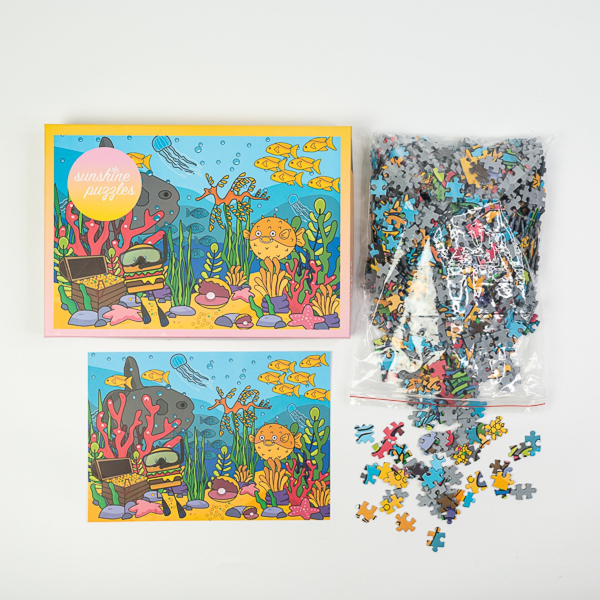 SUNSHINE PUZZLES, TREASURE HUNT, 1000 TEILE Puzzle