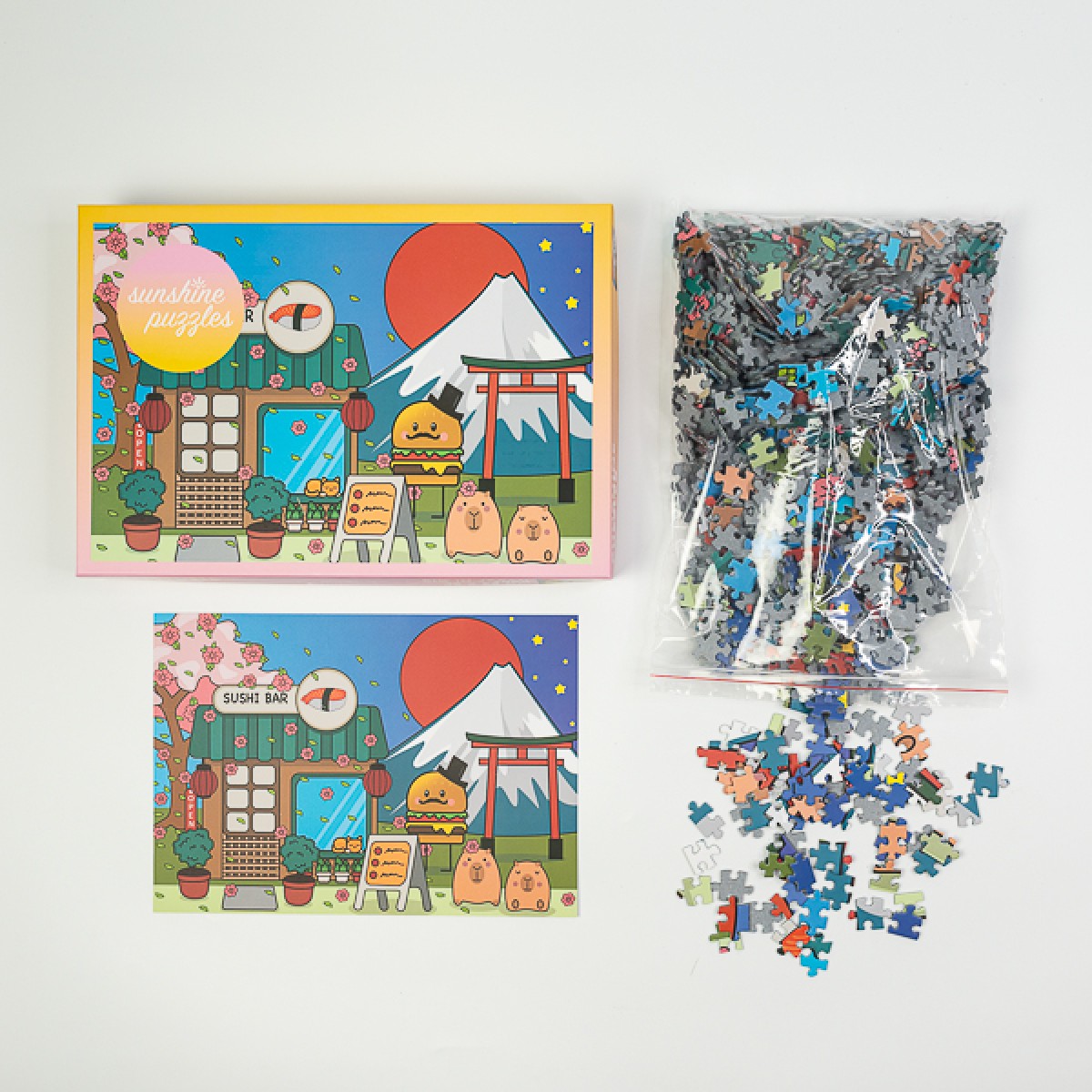 SUNSHINE PUZZLES, BIG IN JAPAN, 1000 TEILE PUZZLE