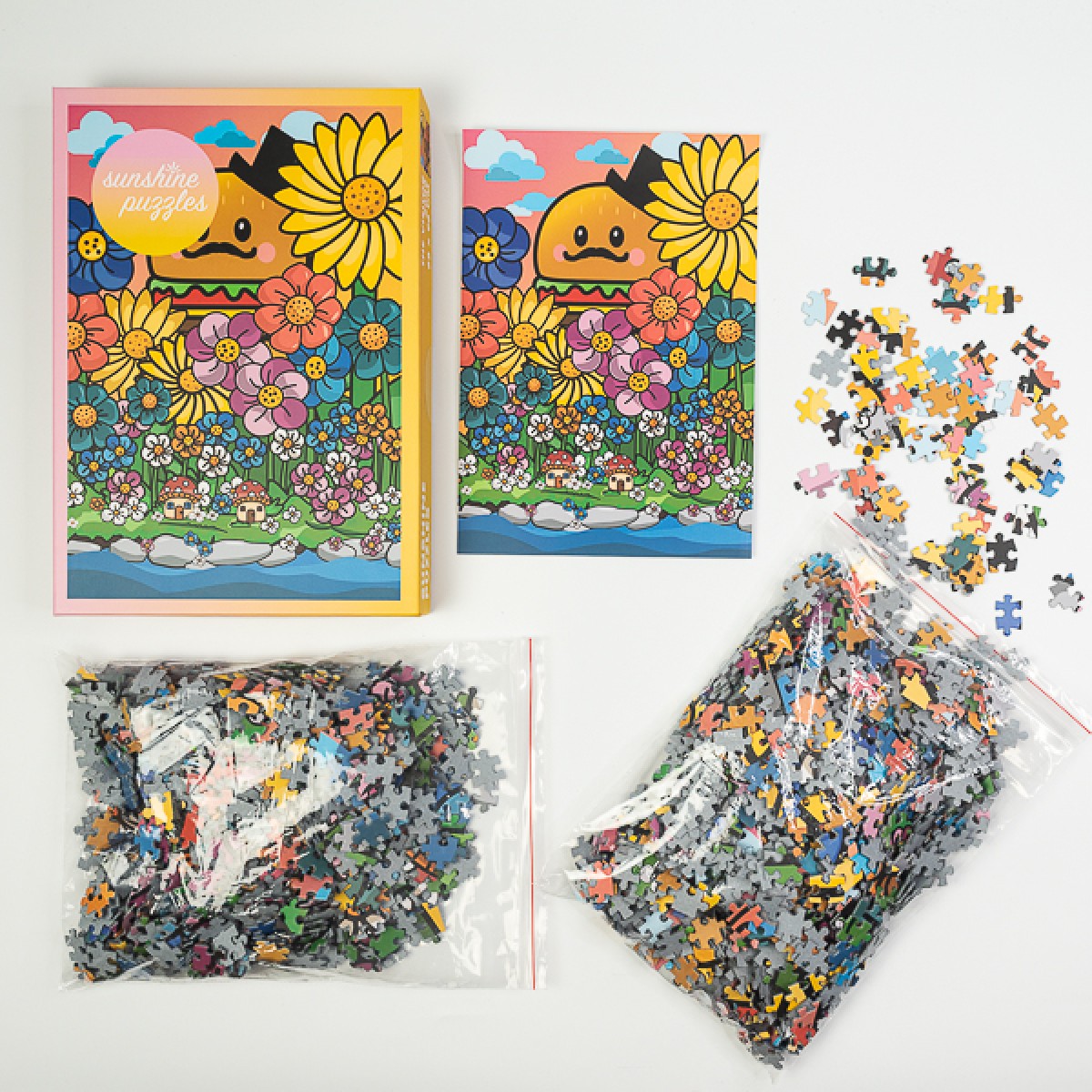 SUNSHINE PUZZLES, MOTIV "THE VISITOR", 2000 TEILE PUZZLE