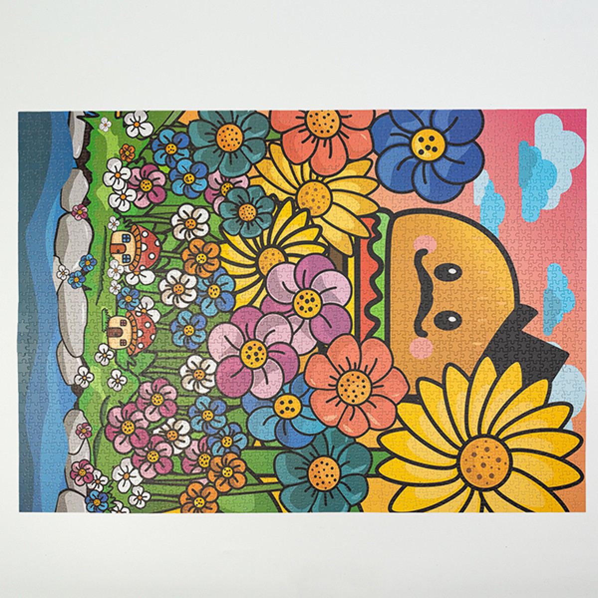 SUNSHINE PUZZLES, MOTIV "THE VISITOR", 2000 TEILE PUZZLE