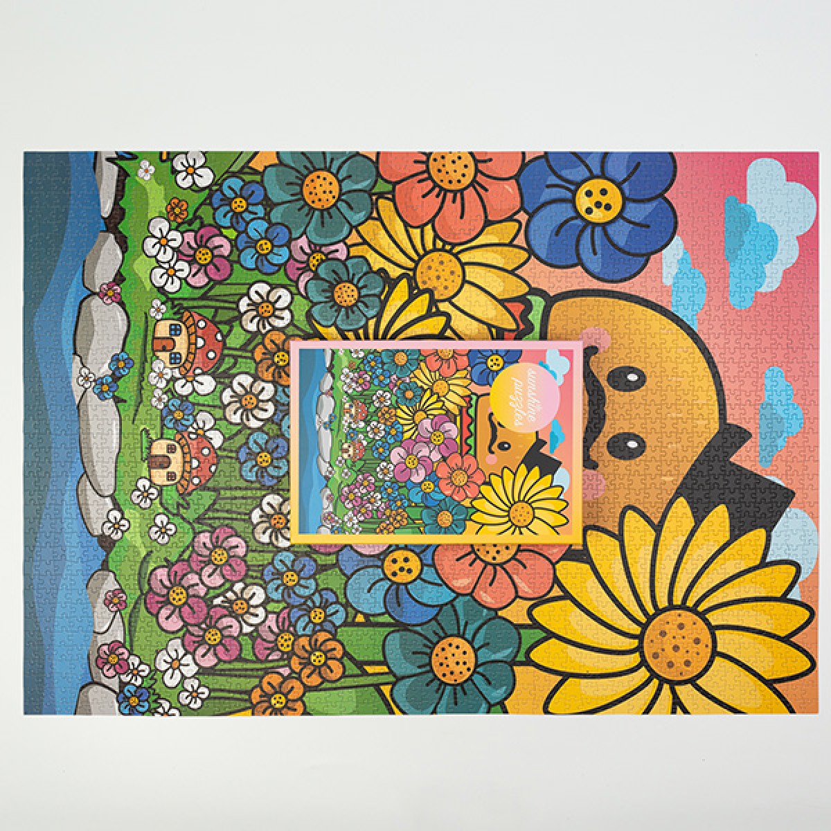 SUNSHINE PUZZLES, MOTIV "THE VISITOR", 2000 TEILE PUZZLE