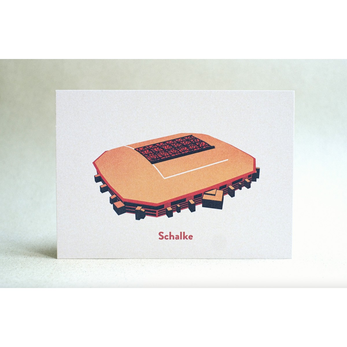 Postkarte für Fußball-Fans Stadion Schalke - Arena AufSchalke (Veltins-Arena) | ostkarte