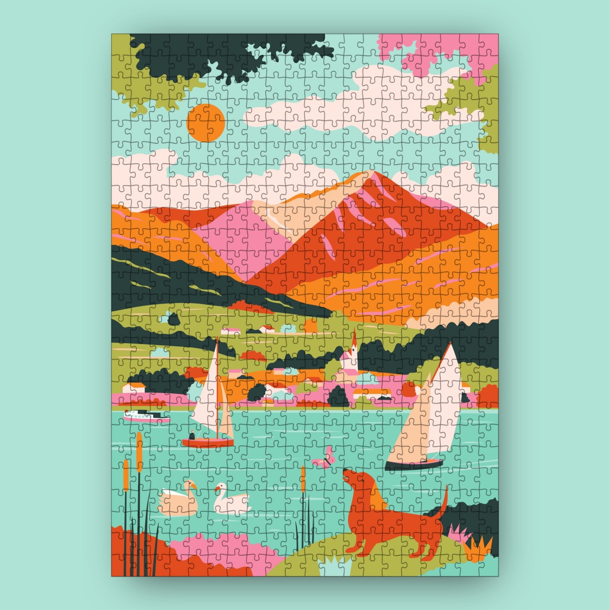 Das Puzzle Kollektiv - Puzzle "Scheena Gruaß" 500 Teile