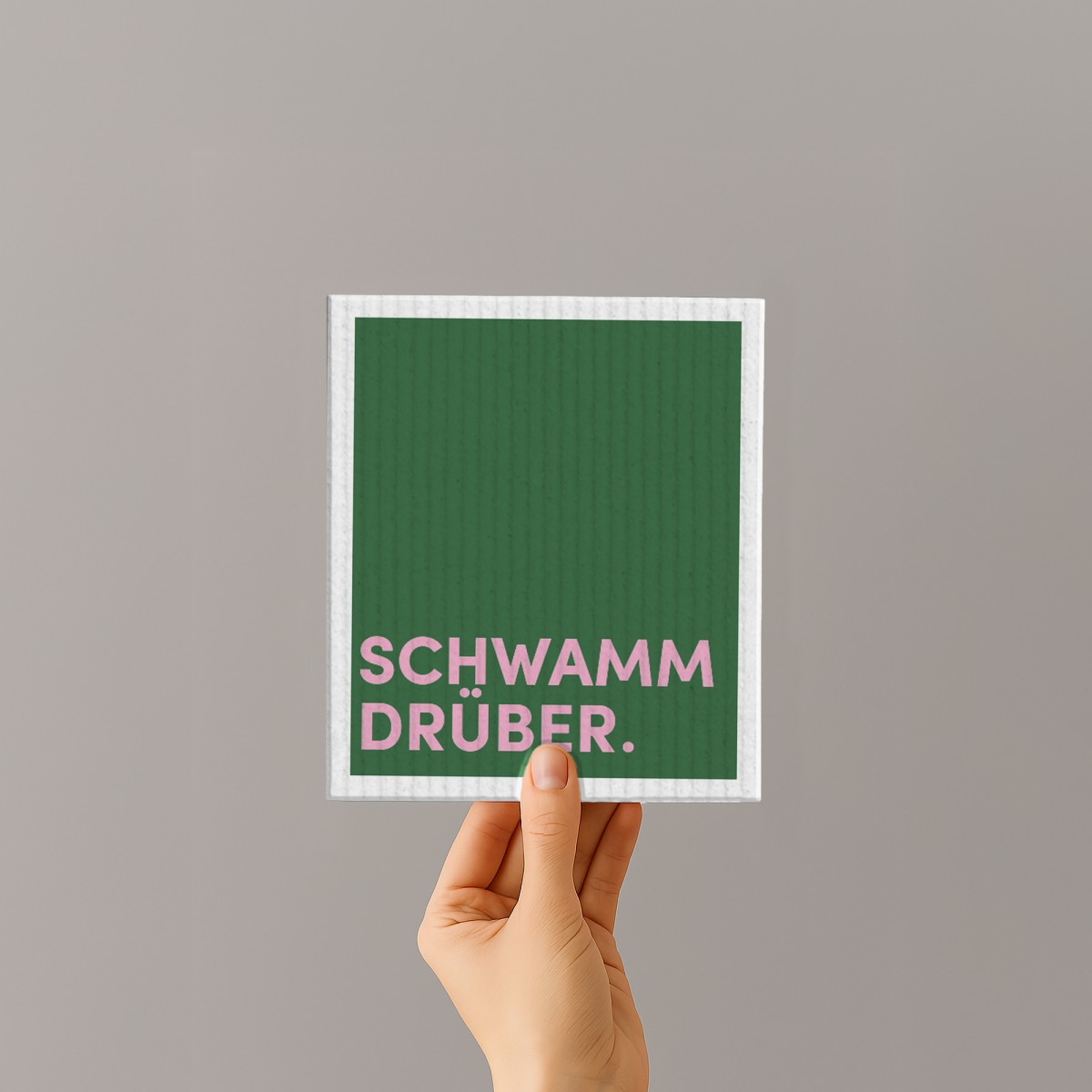 Schwammtuch - Spruch - Schwamm drüber - Nr. 12