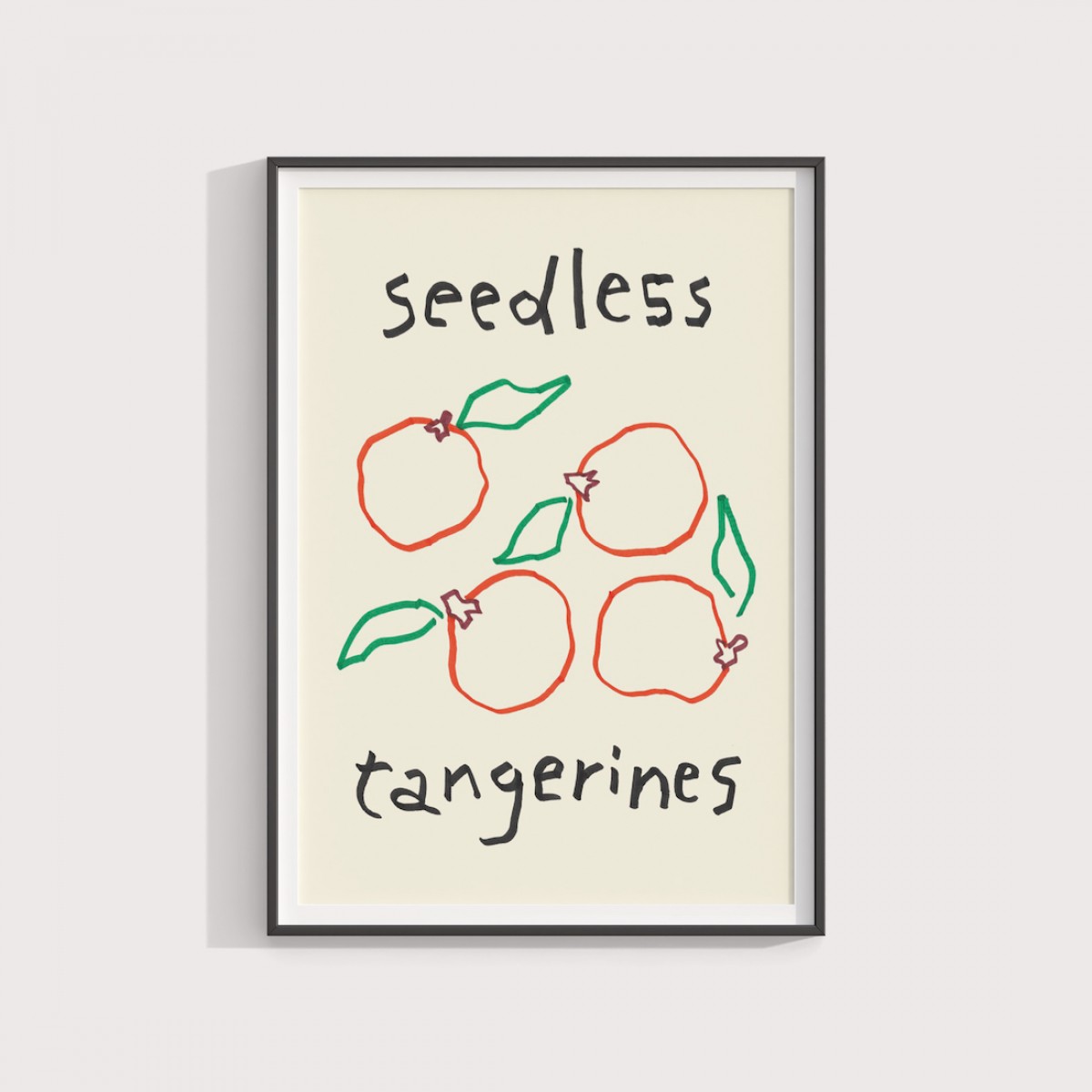 Seedless tangerines – Print von Lavanda Posters