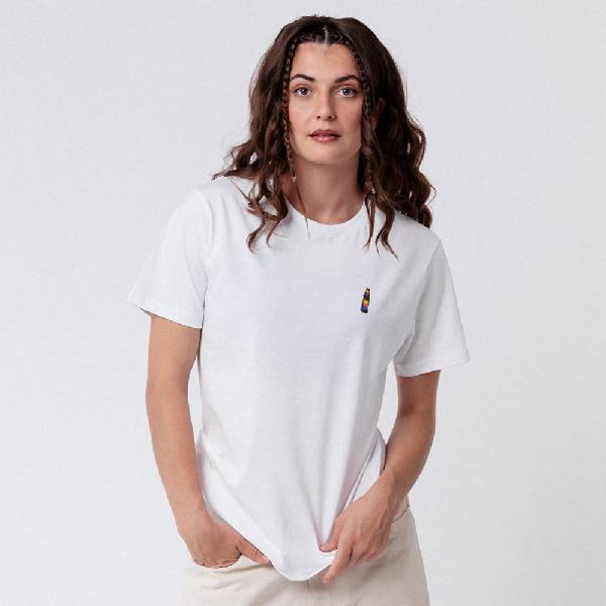 Cola Mix | Besticktes Bio Baumwoll Unisex T-Shirt | weiß | Fashion Drinks