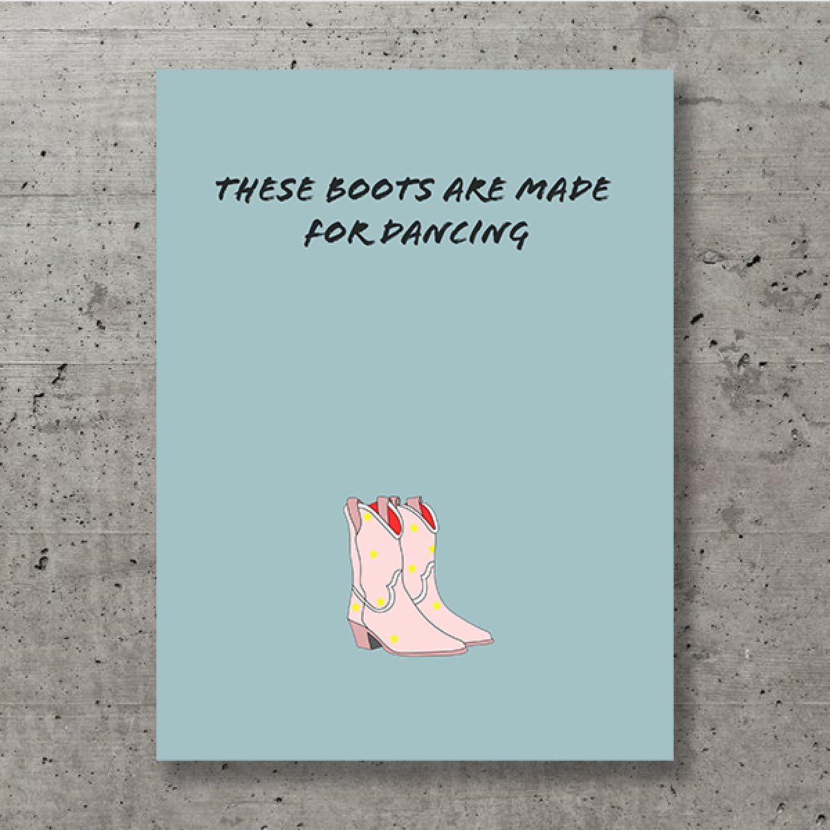 ZEITLOOPS "Boots", Fineartprint, 45x60 cm