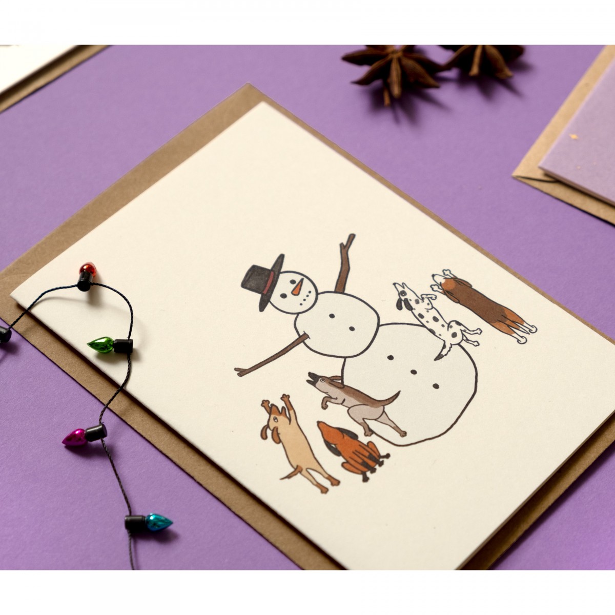 The Naughty District - Weihnachtskarten Set mit Tieren