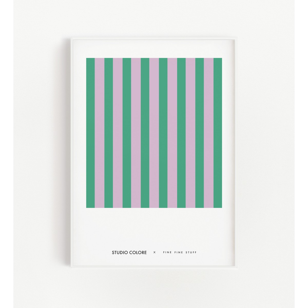 FINE FINE STUFF - 4er Posterset - Stripes & Checks - 30x40 Poster