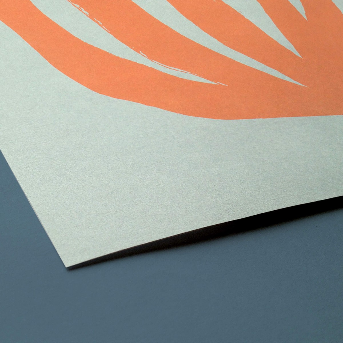 Siebdruck »Koralle« (50 x 65cm) / fidu—fine paper goods